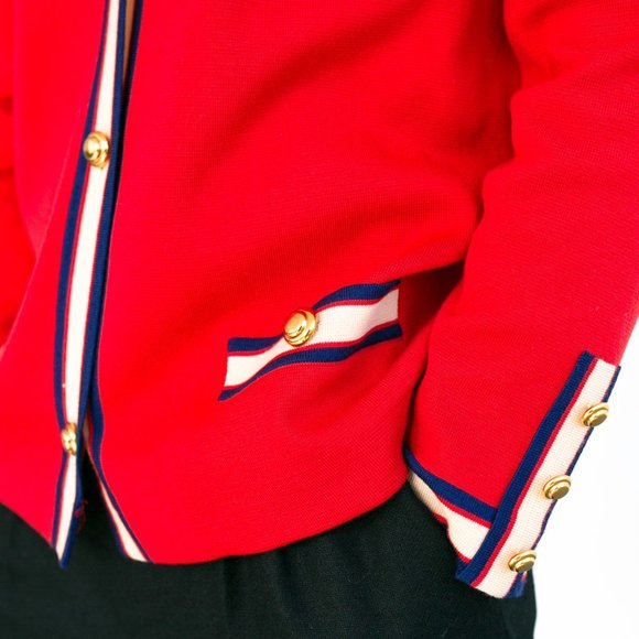 Gucci Red Cardigan Sweater - Picture 5 of 7